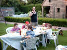 Keez & the kids (14/06/2003 - familyBBQ at Pik's place)