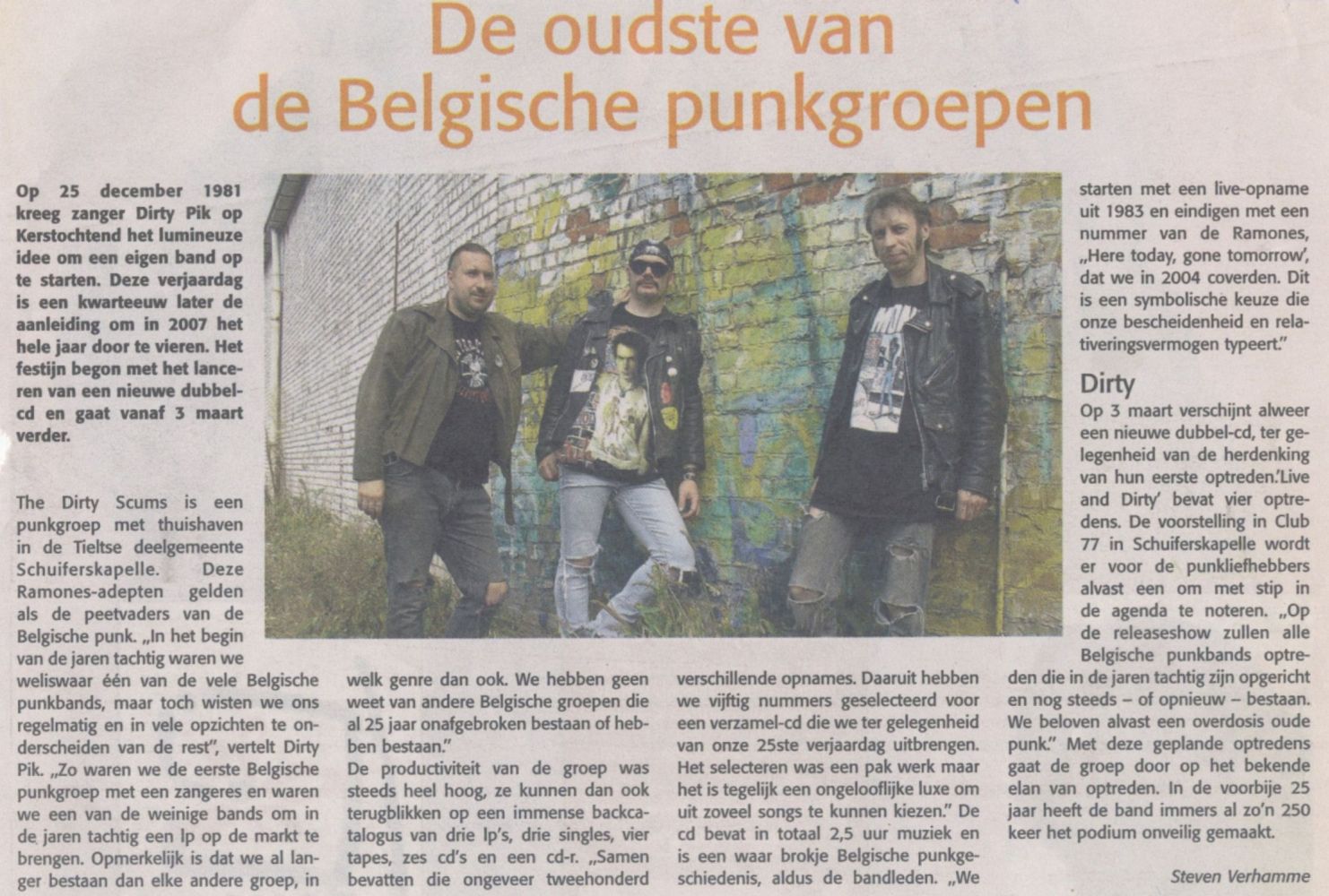 diep Baron Accommodatie The Dirty Scums - Press